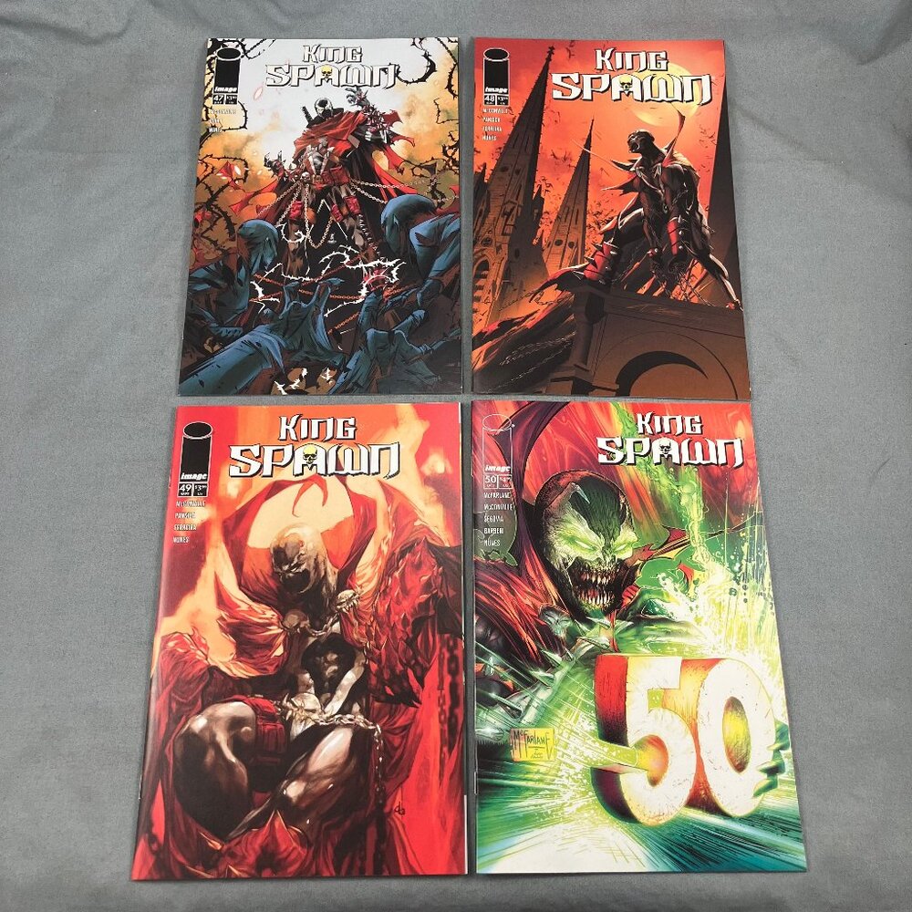 King Spawn Image Comic Book Lot of 4 Cover A Issues #47 48 49 50